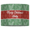 Christmas Holly 16" Drum Lampshade - FRONT (Fabric)
