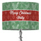 Christmas Holly 16" Drum Lampshade - ON STAND (Fabric)