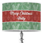 Christmas Holly Drum Lamp Shade (Personalized)