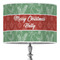 Christmas Holly 16" Drum Lampshade - ON STAND (Poly Film)