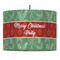 Christmas Holly 16" Drum Lampshade - PENDANT (Fabric)