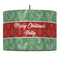 Christmas Holly Drum Pendant Lamp (Personalized)