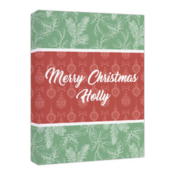Christmas Holly Canvas Print - 16x20 (Personalized)