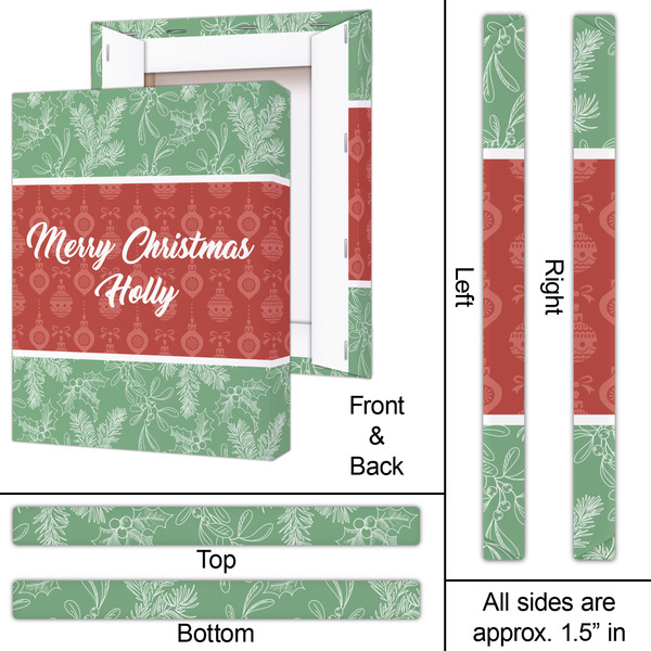 Christmas Holly 16x20 - Canvas Print - Approval