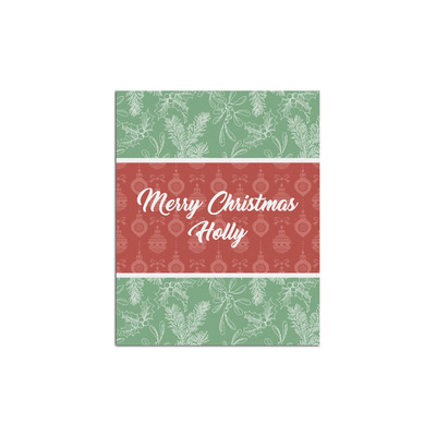 Christmas Holly Poster - Gloss or Matte - Multiple Sizes (Personalized)
