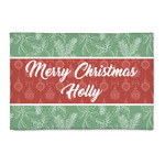 Christmas Holly 2' x 3' Indoor Area Rug (Personalized)