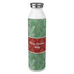 Christmas Holly 20oz Stainless Steel Water Bottle - Full Print (Personalized)
