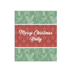 Christmas Holly Poster - Matte - 20x24 (Personalized)