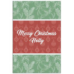 Christmas Holly Poster - Matte - 24x36 (Personalized)