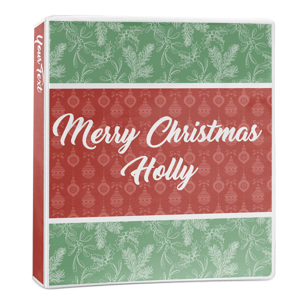 Christmas Holly 3-Ring Binder Main- 1in