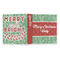 Christmas Holly 3 Ring Binders - Full Wrap - 1" - OPEN OUTSIDE
