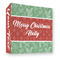Christmas Holly 3 Ring Binders - Full Wrap - 3" - FRONT