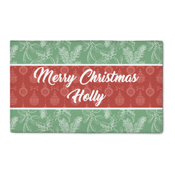 Christmas Holly 3' x 5' Indoor Area Rug (Personalized)