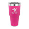 Christmas Holly 30 oz Stainless Steel Tumbler - Pink - Single Sided (Personalized)