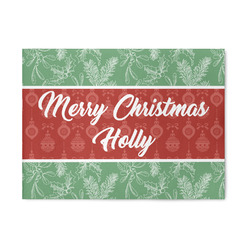 Christmas Holly Area Rug (Personalized)
