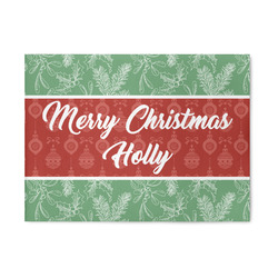 Christmas Holly 5' x 7' Patio Rug (Personalized)