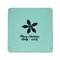 Christmas Holly 6" x 6" Teal Leatherette Snap Up Tray - APPROVAL