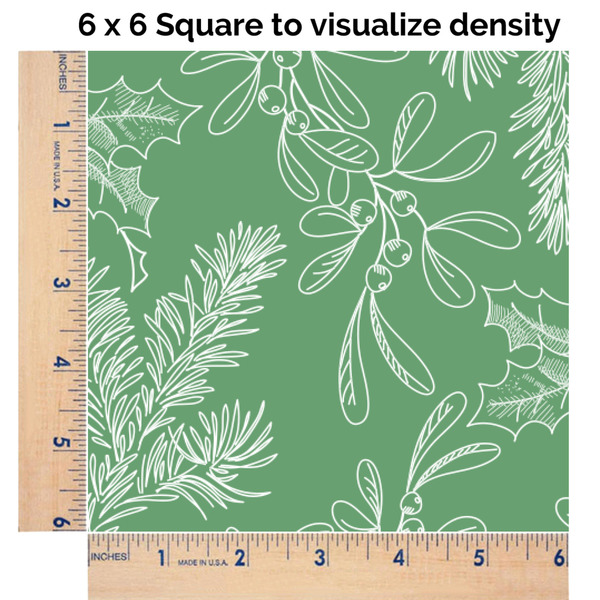 Christmas Holly 6x6 Swatch of Fabric