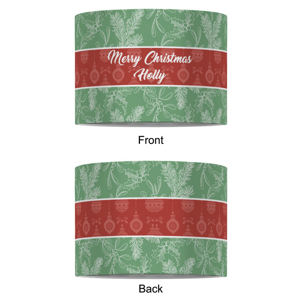 Christmas Holly 8" Drum Lampshade - APPROVAL (Fabric)