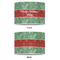 Christmas Holly 8" Drum Lampshade - APPROVAL (Poly Film)