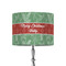 Christmas Holly 8" Drum Lampshade - ON STAND (Fabric)