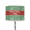 Christmas Holly 8" Drum Lampshade - ON STAND (Poly Film)