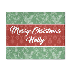 Christmas Holly 8' x 10' Indoor Area Rug (Personalized)