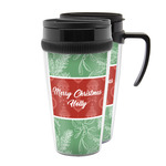 Christmas Holly Acrylic Travel Mug (Personalized)