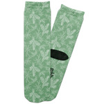 Christmas Holly Adult Crew Socks (Personalized)