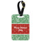 Christmas Holly Aluminum Luggage Tag (Personalized)