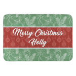 Christmas Holly Anti-Fatigue Kitchen Mat (Personalized)