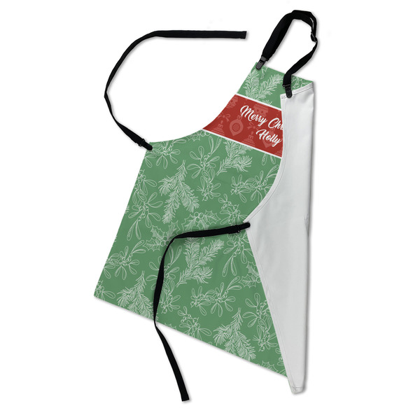 Christmas Holly Apron - Folded