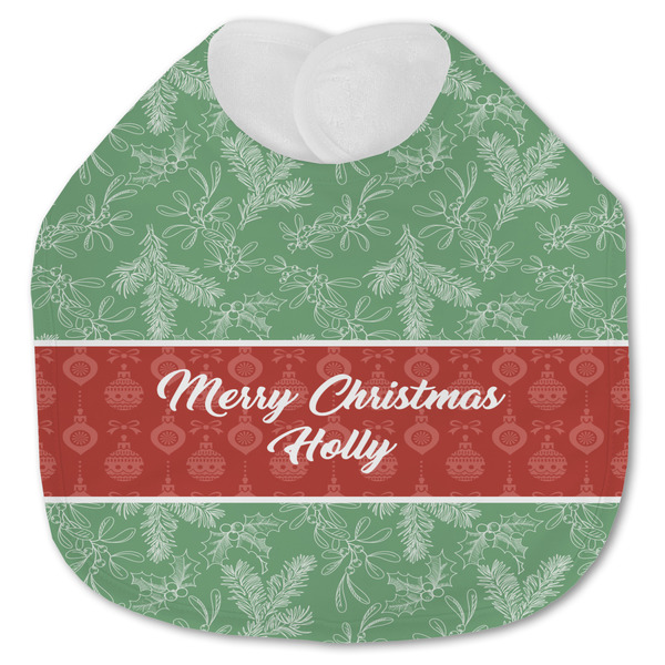Christmas Holly Baby Bib - AFT closed