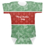 Christmas Holly Baby Bodysuit 6-12 (Personalized)