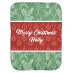 Christmas Holly Baby Swaddling Blanket (Personalized)