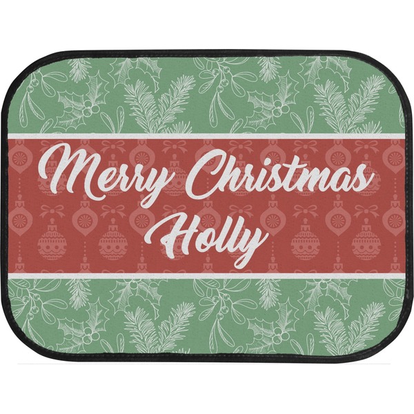 Christmas Holly Back Seat Car Mat