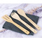 Christmas Holly Bamboo Cooking Utensils - Set - In Context