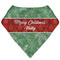 Christmas Holly Bandana Bib (Personalized)