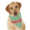 Christmas Holly Dog Bandana Scarf w/ Name or Text