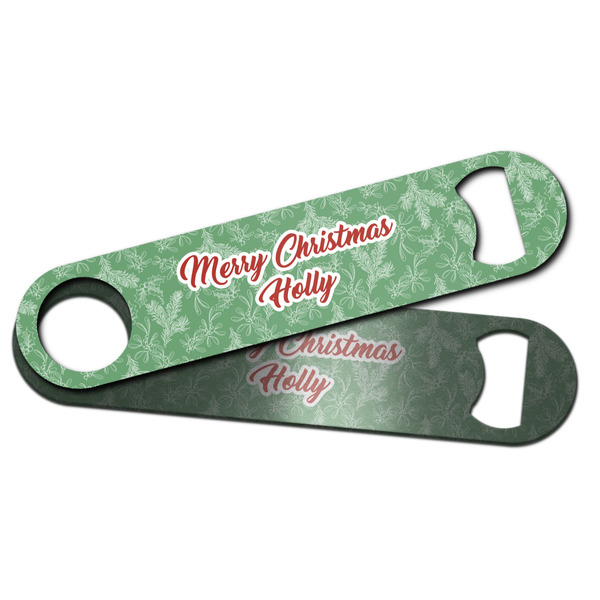 Christmas Holly Bar Bottle Opener - Main