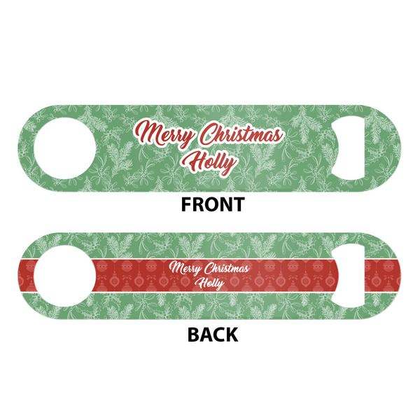 Christmas Holly Bar Bottle Opener - White - Approval