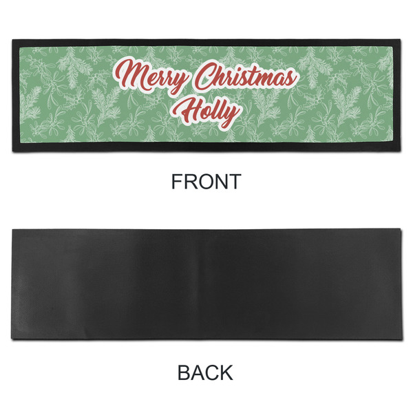 Christmas Holly Bar Mat - Large - APPROVAL