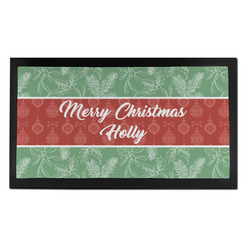 Christmas Holly Bar Mat - Small (Personalized)