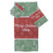 Christmas Holly Bath Towel Sets - 3-piece - Front/Main