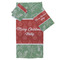 Christmas Holly Bath Towel Set - 3 Pcs (Personalized)