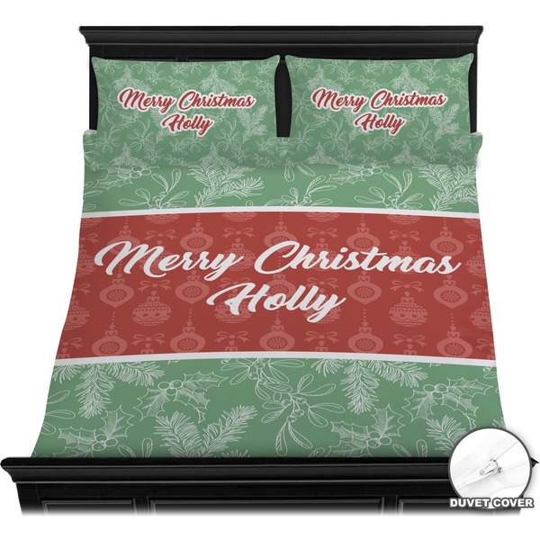 Christmas Holly Bedding Set (Queen) - Duvet