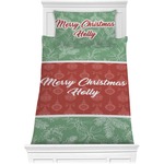 Christmas Holly Comforter Set - Twin XL (Personalized)
