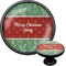 Christmas Holly Cabinet Knob (Black) (Personalized)