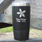Christmas Holly 20 oz Stainless Steel Tumbler - Black - Single Sided (Personalized)