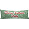 Christmas Holly Body Pillow Horizontal